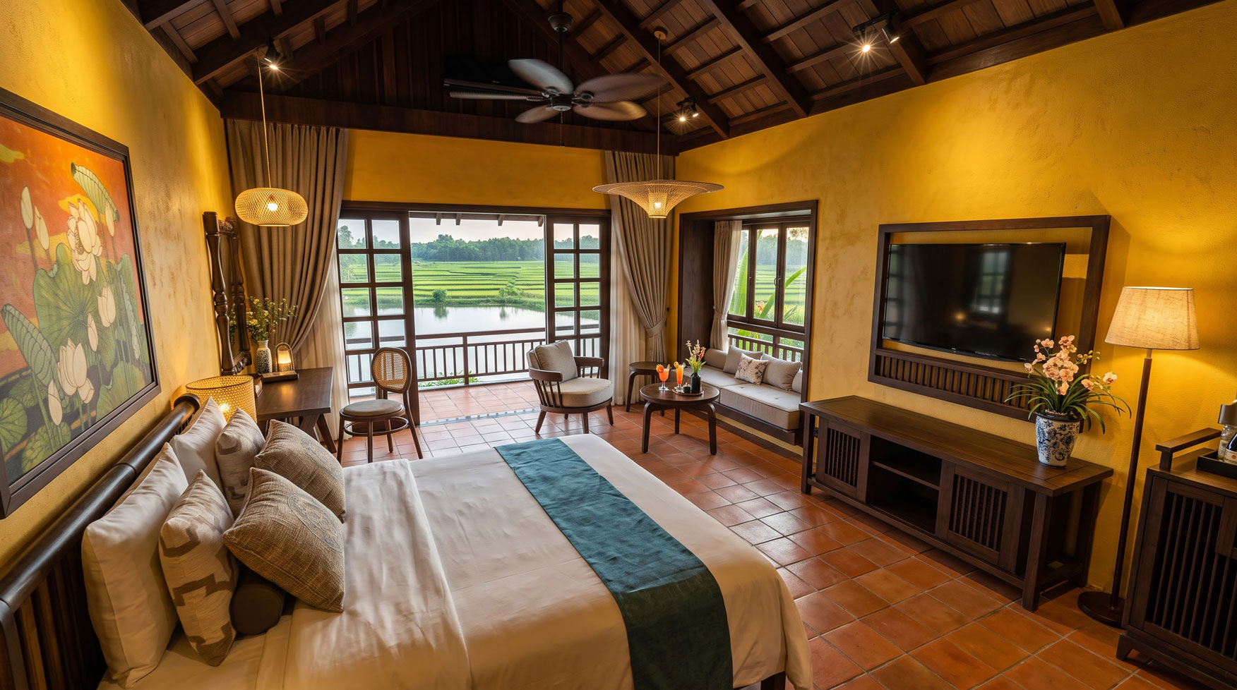 Bungalow hướng hồ